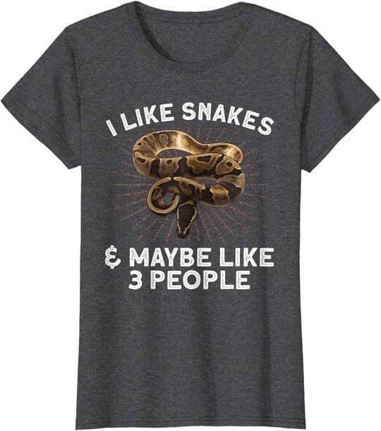 Funny Snake Design For Men Women Toddler Reptile Snake Lover T-Shirt