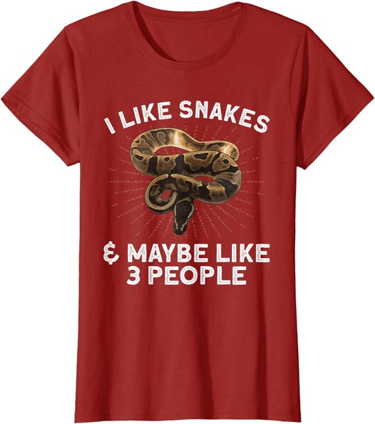 Funny Snake Design For Men Women Toddler Reptile Snake Lover T-Shirt
