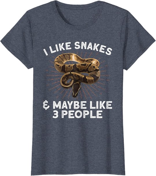 Funny Snake Design For Men Women Toddler Reptile Snake Lover T-Shirt