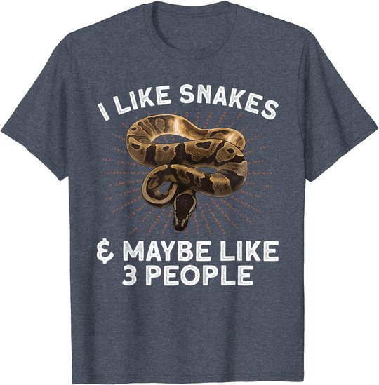 Funny Snake Design For Men Women Toddler Reptile Snake Lover T-Shirt
