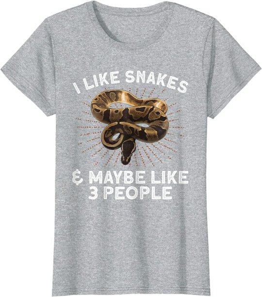 Funny Snake Design For Men Women Toddler Reptile Snake Lover T-Shirt
