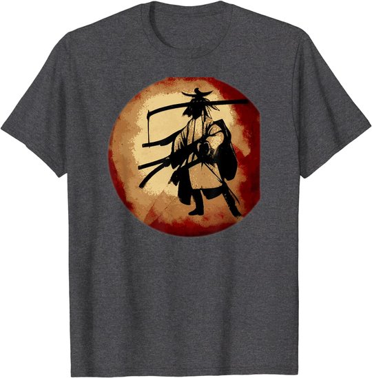 Retro Japanese Asian Inspired Samurai Vintage Gift T-Shirt