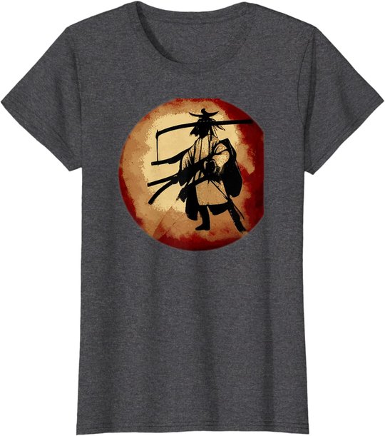 Retro Japanese Asian Inspired Samurai Vintage Gift T-Shirt