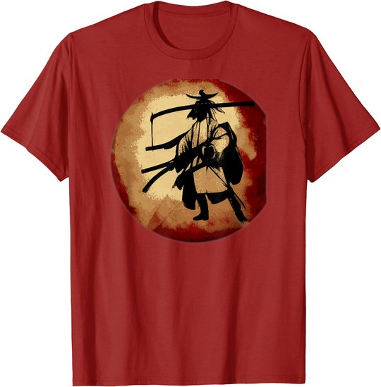 Retro Japanese Asian Inspired Samurai Vintage Gift T-Shirt