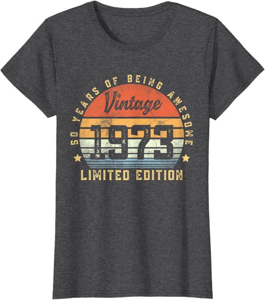 Vintage 1973 50 Year Old Gifts For Men Women 50th Birthday T-Shirt