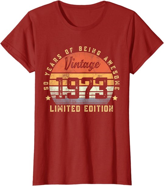 Vintage 1973 50 Year Old Gifts For Men Women 50th Birthday T-Shirt