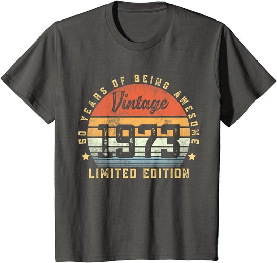 Vintage 1973 50 Year Old Gifts For Men Women 50th Birthday T-Shirt