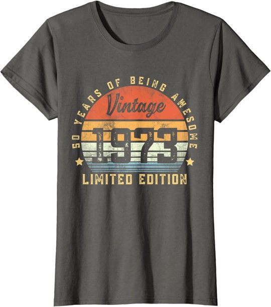 Vintage 1973 50 Year Old Gifts For Men Women 50th Birthday T-Shirt