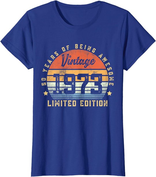 Vintage 1973 50 Year Old Gifts For Men Women 50th Birthday T-Shirt