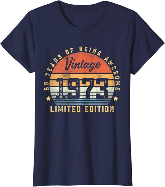 Vintage 1973 50 Year Old Gifts For Men Women 50th Birthday T-Shirt