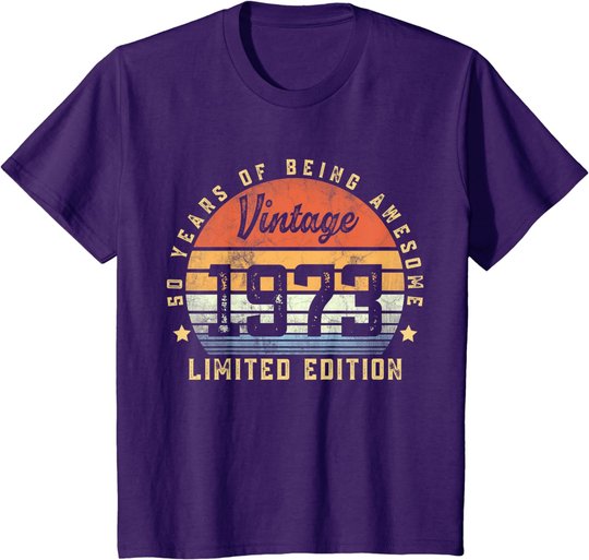 Vintage 1973 50 Year Old Gifts For Men Women 50th Birthday T-Shirt