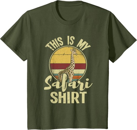 African Safari Family Vacation Zoo Animal Safari Squad T-Shirt