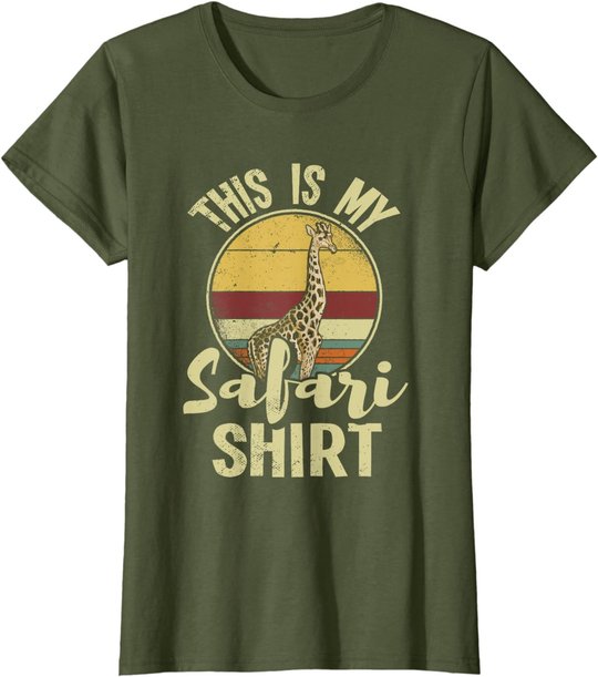 African Safari Family Vacation Zoo Animal Safari Squad T-Shirt