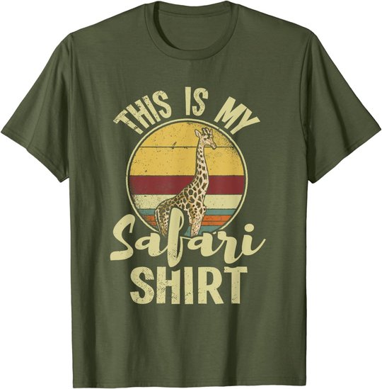 African Safari Family Vacation Zoo Animal Safari Squad T-Shirt