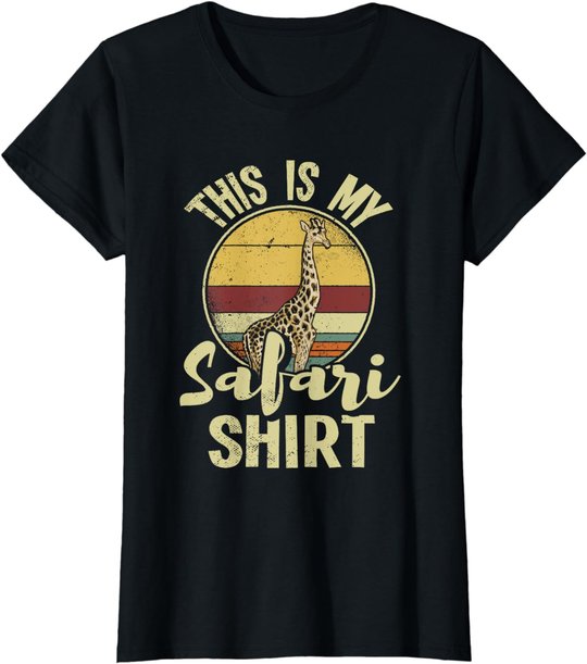 African Safari Family Vacation Zoo Animal Safari Squad T-Shirt