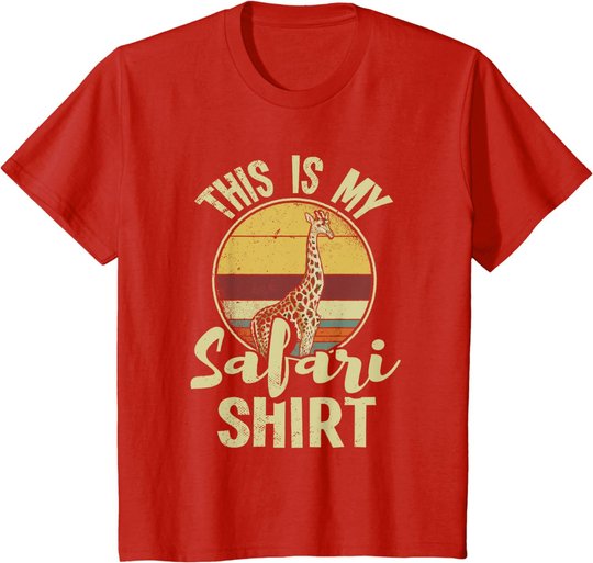African Safari Family Vacation Zoo Animal Safari Squad T-Shirt