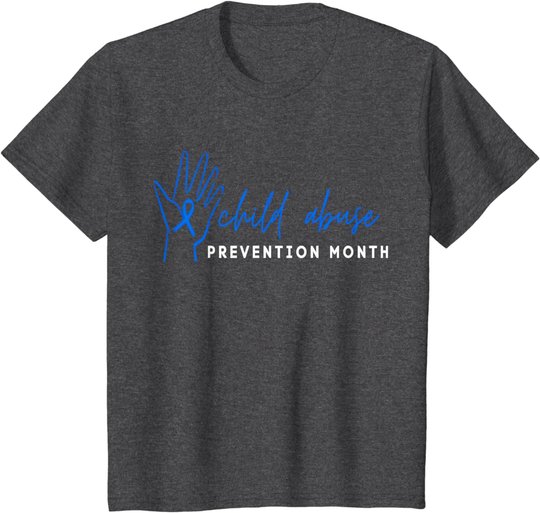 Child Abuse Awareness Month Blue Ribbon Domestic Violence T-Shirt