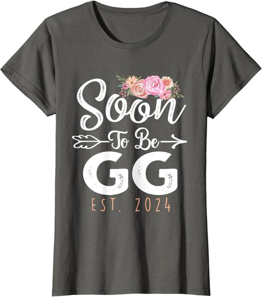 Promoted To Gg Est 2024 Mother's Day Soon To Be Grandma 2024 T-Shirt