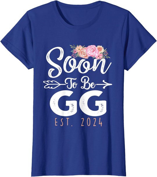 Promoted To Gg Est 2024 Mother's Day Soon To Be Grandma 2024 T-Shirt