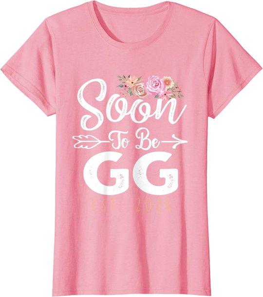 Promoted To Gg Est 2024 Mother's Day Soon To Be Grandma 2024 T-Shirt