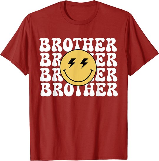 Brother One Happy Dude Birthday Theme Family Matching T-Shirt