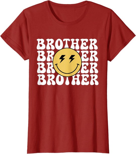 Brother One Happy Dude Birthday Theme Family Matching T-Shirt