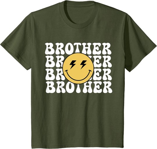 Brother One Happy Dude Birthday Theme Family Matching T-Shirt