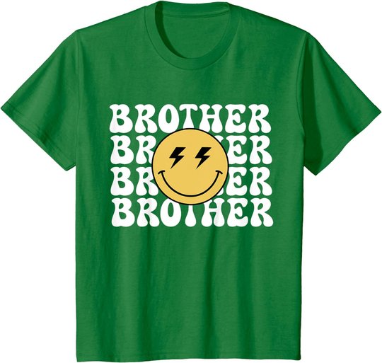 Brother One Happy Dude Birthday Theme Family Matching T-Shirt