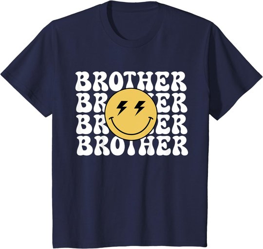 Brother One Happy Dude Birthday Theme Family Matching T-Shirt