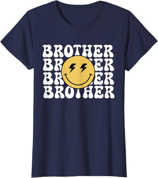 Brother One Happy Dude Birthday Theme Family Matching T-Shirt