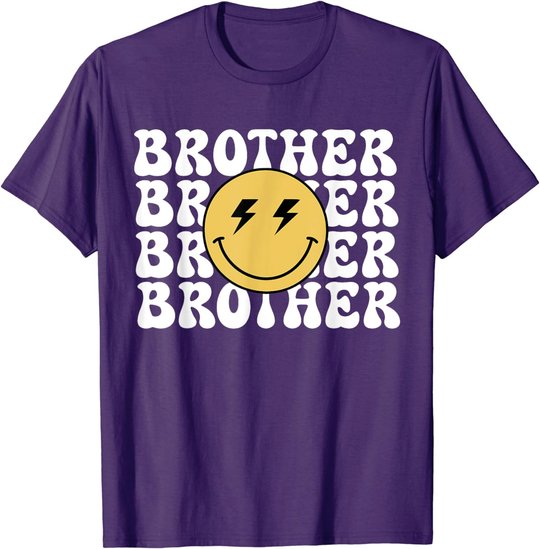 Brother One Happy Dude Birthday Theme Family Matching T-Shirt