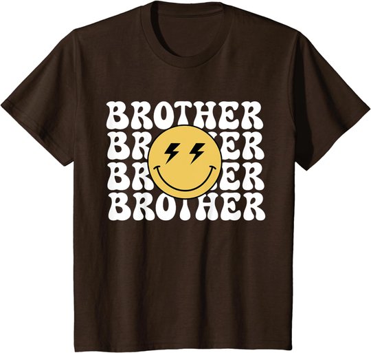 Brother One Happy Dude Birthday Theme Family Matching T-Shirt