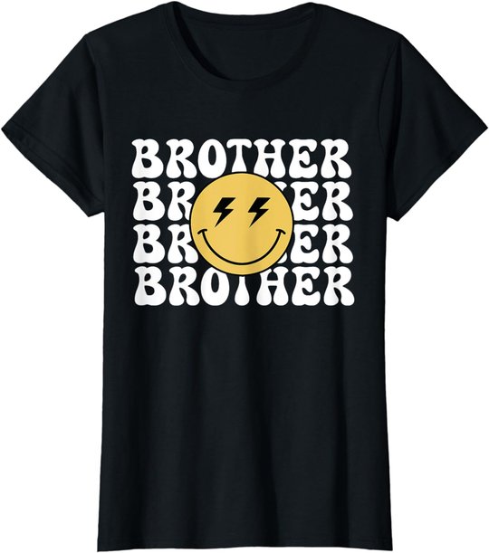 Brother One Happy Dude Birthday Theme Family Matching T-Shirt