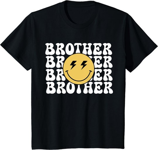 Brother One Happy Dude Birthday Theme Family Matching T-Shirt