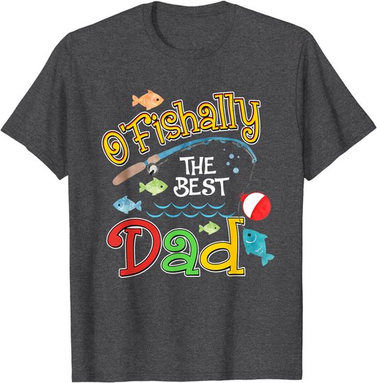 Mens Ofishally The Best Dad Father Of The Birthday Boy T-Shirt