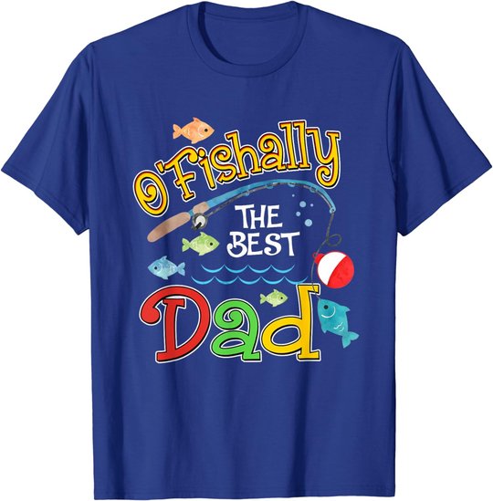 Mens Ofishally The Best Dad Father Of The Birthday Boy T-Shirt