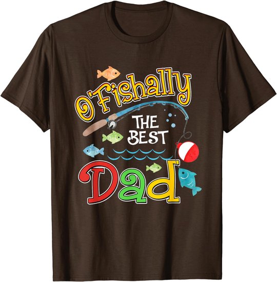 Mens Ofishally The Best Dad Father Of The Birthday Boy T-Shirt