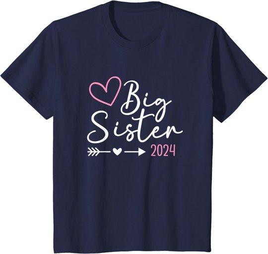Im Going To Be Big Sister Promoted To Big Sis 2024 Unicorn T-Shirt