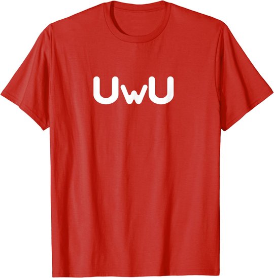 Uwu Happy Anime Face T-Shirt