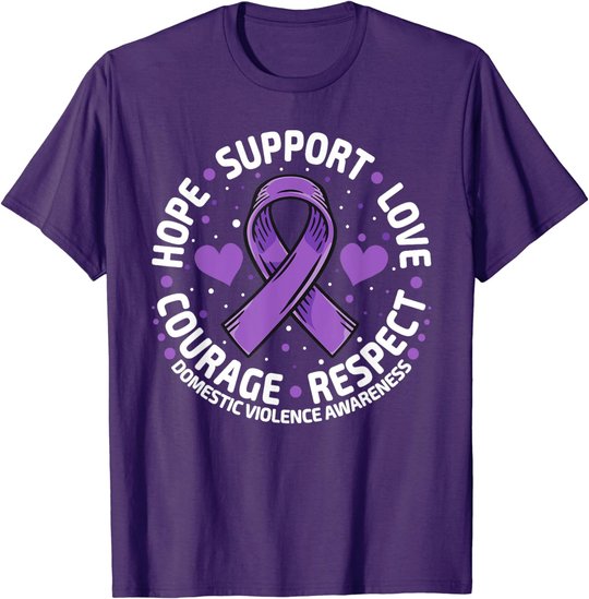Domestic Violence Awareness Love Support Domestic Violence T-Shirt