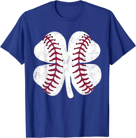 St Patricks Day Shamrock Baseball Saint Paddy's Kids Boys T-Shirt