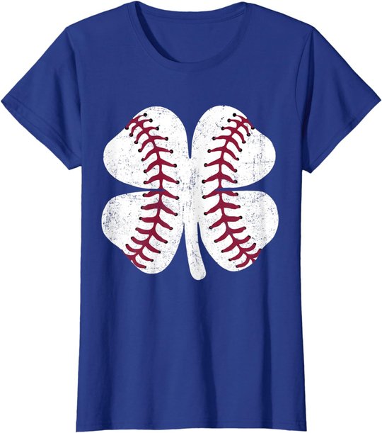 St Patricks Day Shamrock Baseball Saint Paddy's Kids Boys T-Shirt