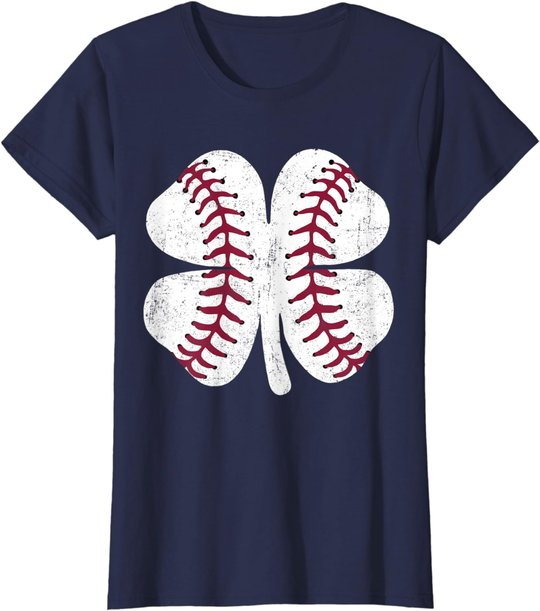 St Patricks Day Shamrock Baseball Saint Paddy's Kids Boys T-Shirt
