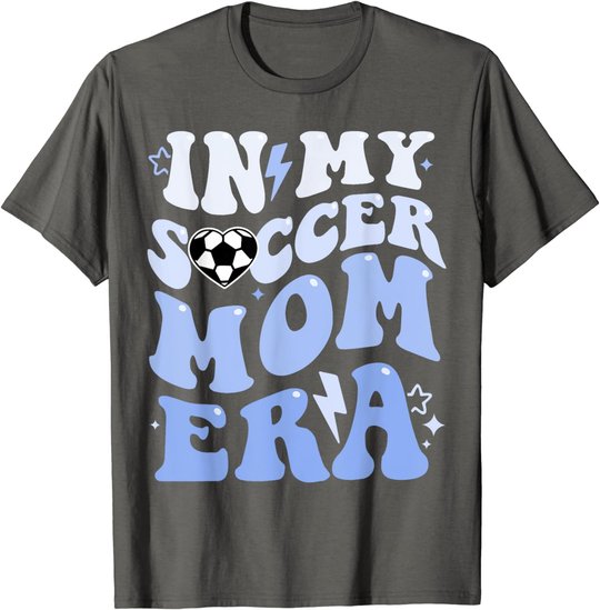 Groovy In My Soccer Mom Era Soccer Mom Of Boys T-Shirt