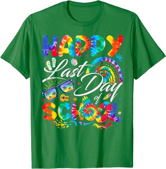 Happy Last Day Of School Shirt Teachers End Of Year Students T-Shirt