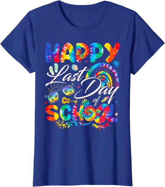 Happy Last Day Of School Shirt Teachers End Of Year Students T-Shirt