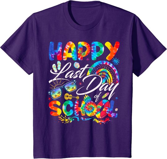 Happy Last Day Of School Shirt Teachers End Of Year Students T-Shirt