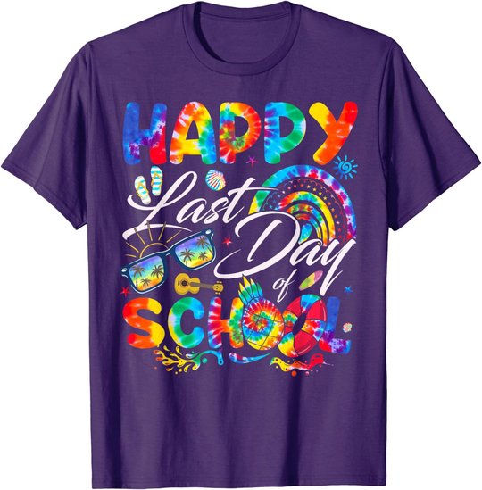 Happy Last Day Of School Shirt Teachers End Of Year Students T-Shirt