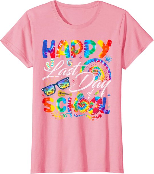 Happy Last Day Of School Shirt Teachers End Of Year Students T-Shirt