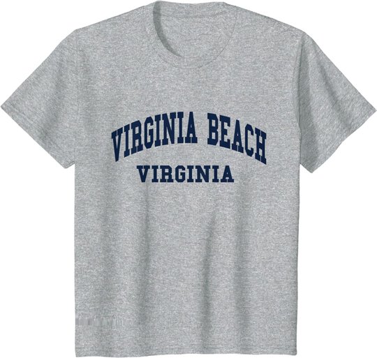 Virginia Beach - Virginia - Throwback Design - Classic T-Shirt